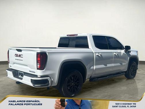 Summit White 2025 GMC Sierra 1500 Elevation
