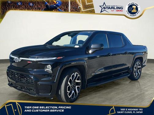 Black 2025 Chevrolet Silverado EV RST
