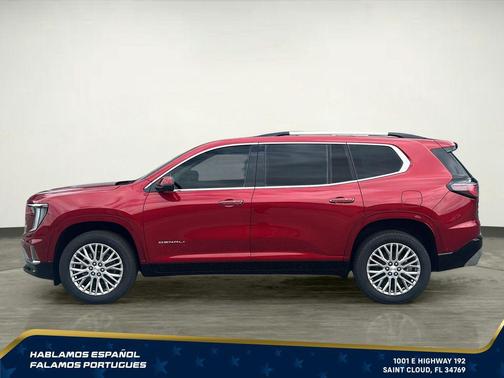 Volcanic Red Tintcoat 2026 GMC Acadia Denali