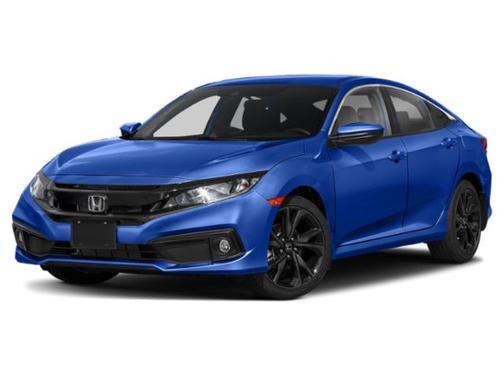 Aegean Blue Metallic 2020 Honda Civic Sport
