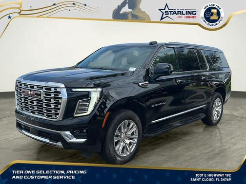 Onyx Black 2025 GMC Yukon XL Denali
