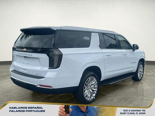Summit White 2026 Chevrolet Suburban LT