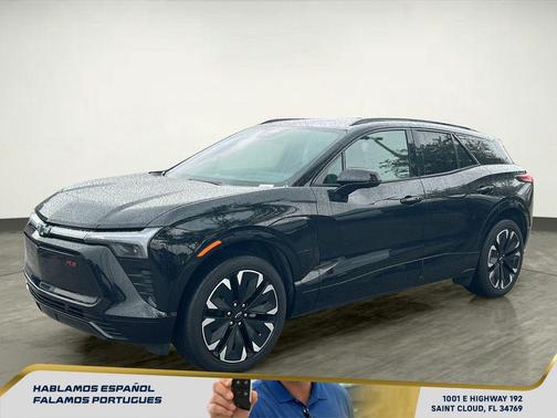 Black 2025 Chevrolet Blazer EV AWD RS