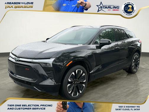 Black 2025 Chevrolet Blazer EV AWD RS