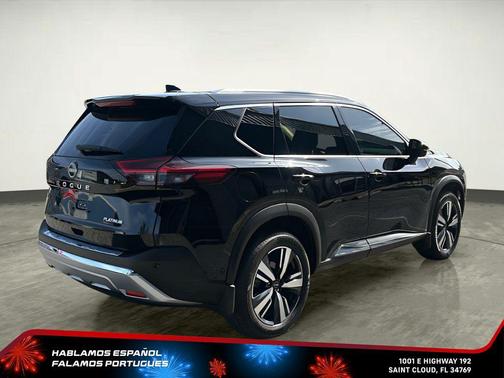 Super Black 2023 Nissan Rogue Platinum