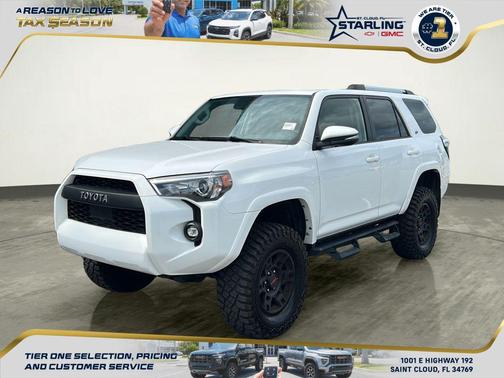 White 2022 Toyota 4Runner SR5 Premium