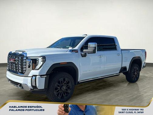 Glacier White Tricoat 2026 GMC Sierra 2500 Denali