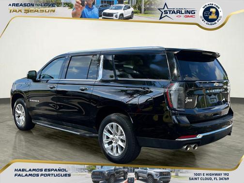 Black 2025 Chevrolet Suburban Premier