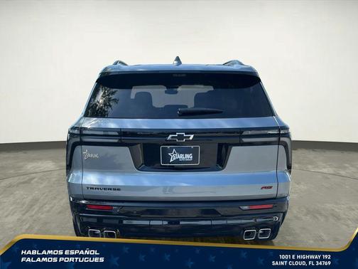 Sterling Gray Metallic 2026 Chevrolet Traverse RS