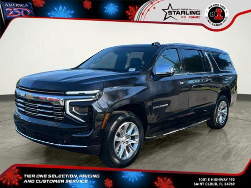 Dark Ash Metallic 2025 Chevrolet Suburban Premier