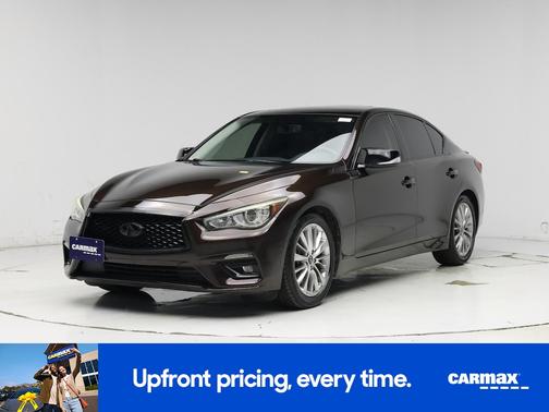Brown 2019 INFINITI Q50 Luxe