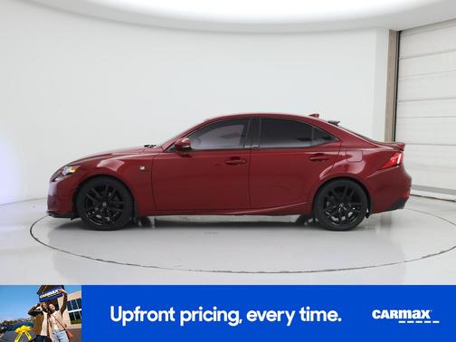 Red 2015 Lexus IS 250