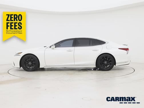 White 2020 Lexus LS 500