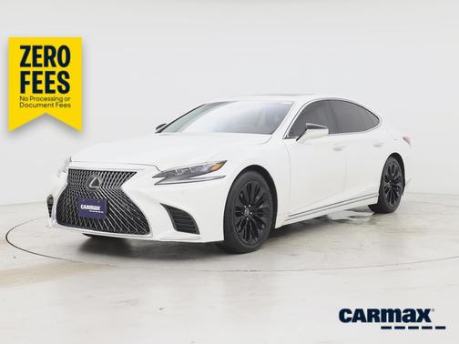 White 2020 Lexus LS 500