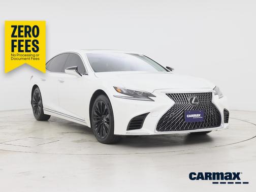 White 2020 Lexus LS 500