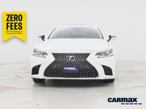 White 2020 Lexus LS 500