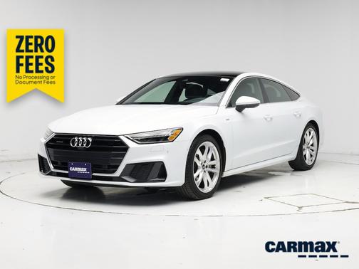 White 2021 Audi A7 e Premium Plus