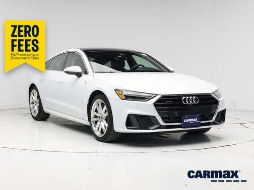 White 2021 Audi A7 e Premium Plus