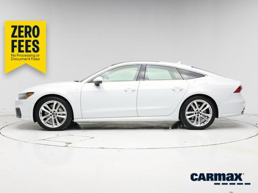 White 2021 Audi A7 e Premium Plus