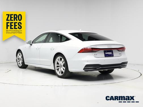 White 2021 Audi A7 e Premium Plus