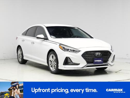 White 2018 Hyundai SONATA SEL