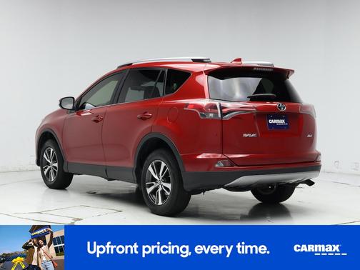 Red 2017 Toyota RAV4 XLE