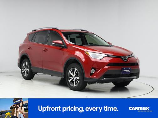 Red 2017 Toyota RAV4 XLE