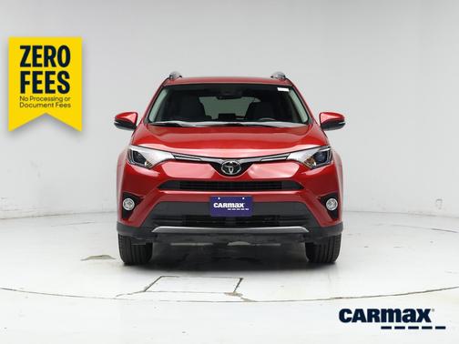 Red 2017 Toyota RAV4 XLE