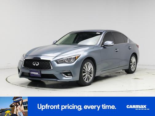 Blue 2020 INFINITI Q50 Luxe