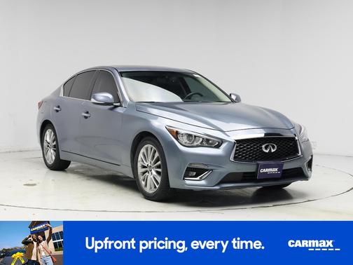 Blue 2020 INFINITI Q50 Luxe