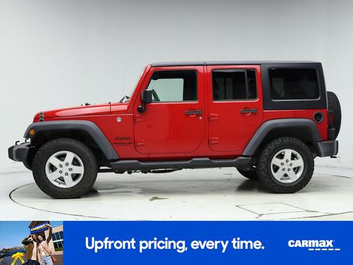 Red 2016 Jeep Wrangler Unlimited Sport