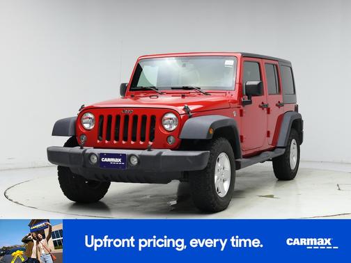 Red 2016 Jeep Wrangler Unlimited Sport