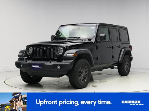 Black 2025 Jeep Wrangler Sport S