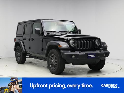 Black 2025 Jeep Wrangler Sport S