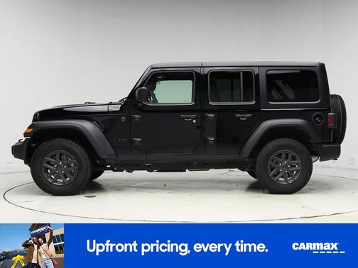 Black 2025 Jeep Wrangler Sport S