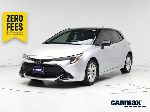 Silver 2025 Toyota Corolla Hatchback SE