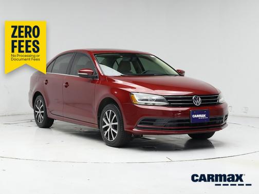Burgundy 2017 Volkswagen Jetta SE
