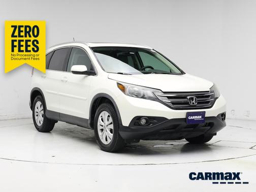 White 2014 Honda CR-V EX-L