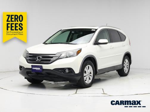 White 2014 Honda CR-V EX-L