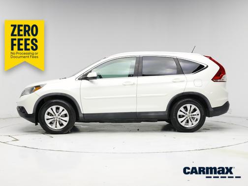 White 2014 Honda CR-V EX-L