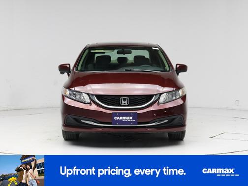 Burgundy 2015 Honda Civic EX