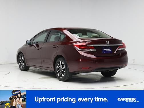 Burgundy 2015 Honda Civic EX