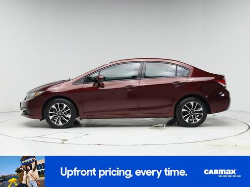 Burgundy 2015 Honda Civic EX