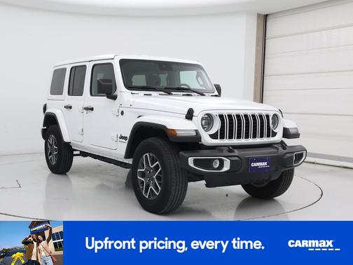 White 2025 Jeep Wrangler Sahara