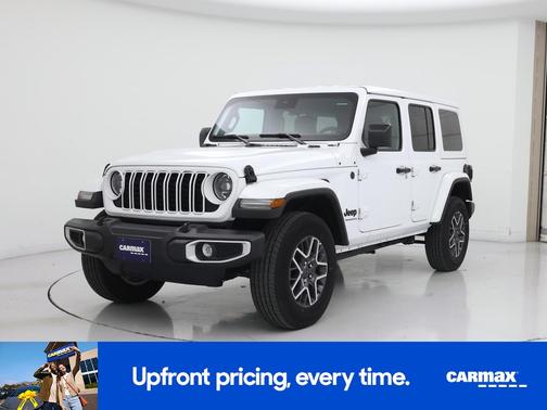 White 2025 Jeep Wrangler Sahara