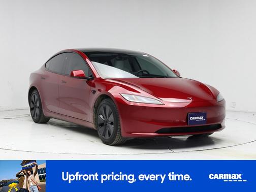 Red 2024 Tesla Model 3 Long Range