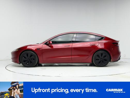 Red 2024 Tesla Model 3 Long Range