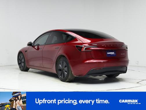 Red 2024 Tesla Model 3 Long Range