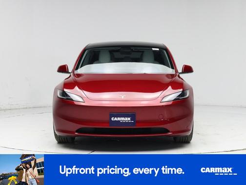 Red 2024 Tesla Model 3 Long Range