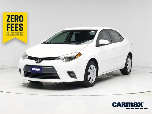 White 2016 Toyota Corolla LE